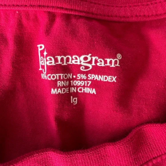 Be Mine Heart Pajama Set - Red and Pink - Picture 2 of 7